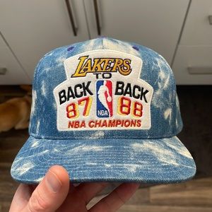 Lakers 87-87 Championship hat